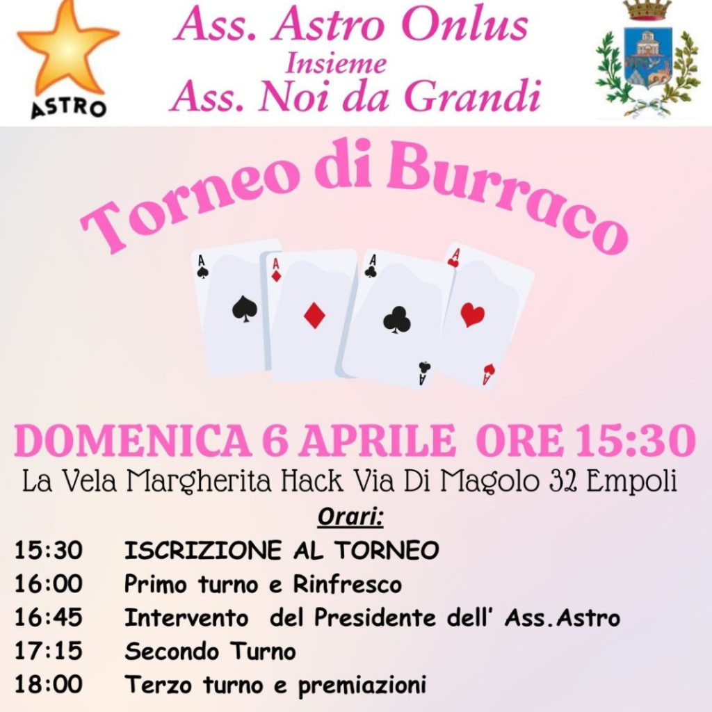 Torneo di Burraco per Astro!