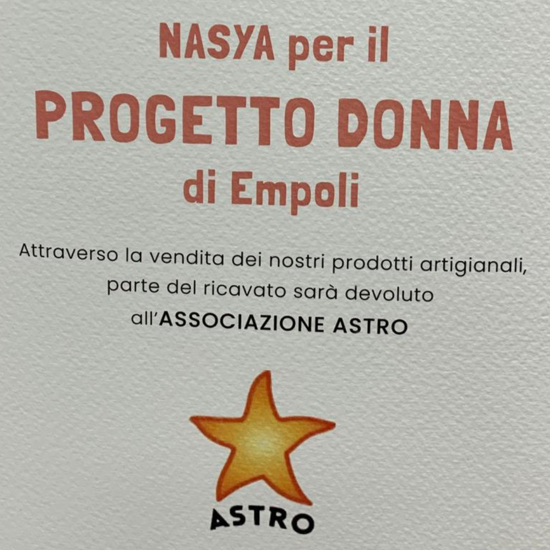 NASYA sostiene ASTRO: artigianato e solidarietà si incontrano