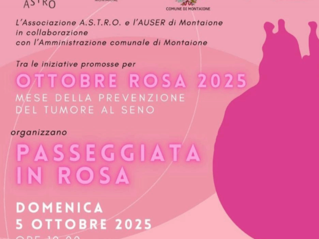Passeggiata in Rosa 2025 a Montaione